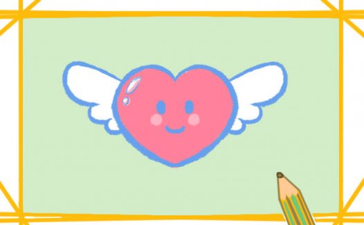 爱心简笔画漂亮可爱(简单五步教你画出可爱的爱心)