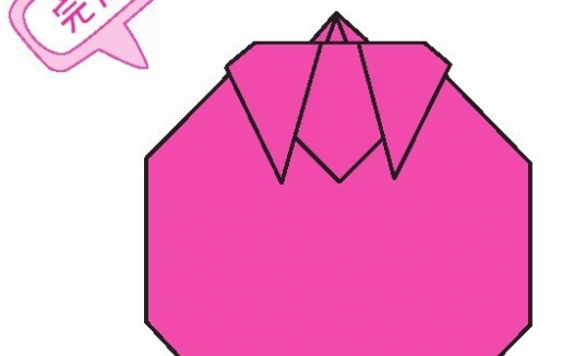 西红柿折纸教程：西红柿怎么折？（美味西红柿折纸）