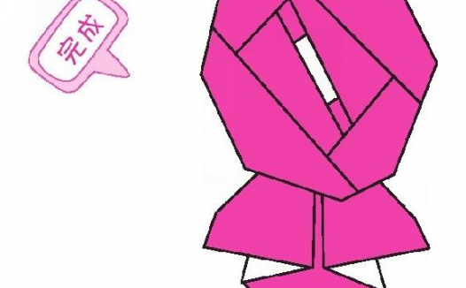 玫瑰花折纸教程：玫瑰花怎么折？（爱的玫瑰花折纸）