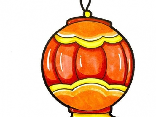 灯笼简笔画怎么画简单又漂亮(彩色)?灯笼简笔画图片(附详细步骤、教程)