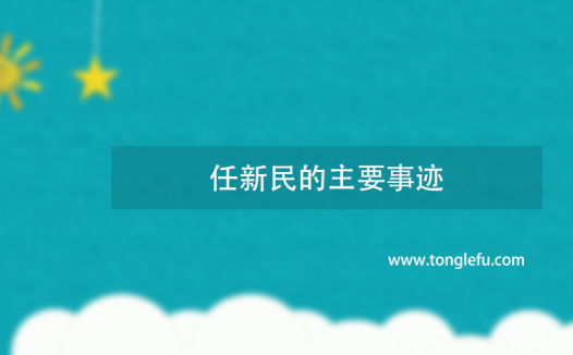两弹一星元勋之一任新民:任新民的主要事迹