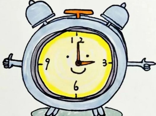 闹钟简笔画彩色怎么画简单又漂亮?生活用品闹钟简笔画图片(附详细步骤、教程)