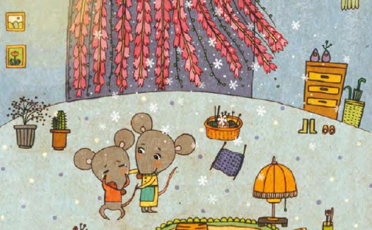 「晚安妈妈睡前故事」小老鼠和小雪花儿