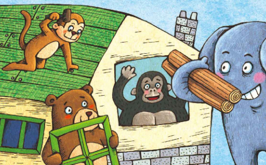 「诚信小故事」猩猩造新房