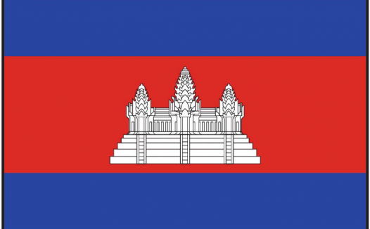 「童眼看世界」柬埔寨国旗（柬埔寨近代曾换过16次国旗）