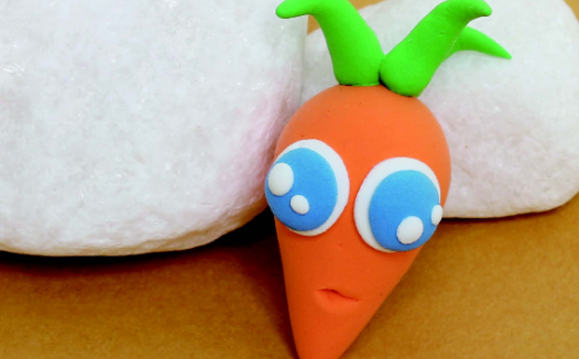 「儿童超轻粘土制作教程:蔬菜篇」红红的胡萝卜