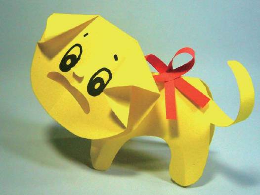 「儿童剪纸手工游戏:动物篇」:宠物狗剪纸,小狗怎么剪?