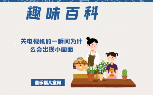 「趣味知识小百科:我们身边的科学知识」关电视机的一瞬间为什么会出现小画面