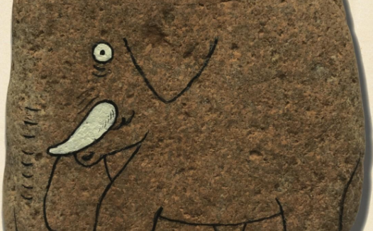 「石头画教程」大象