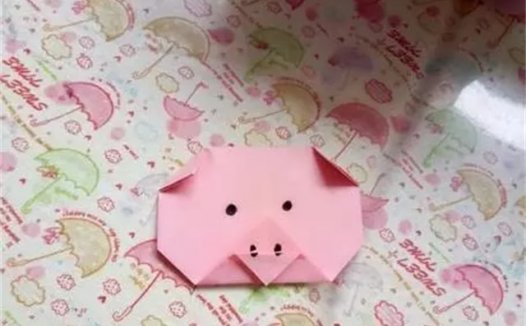 可爱的小猪怎么折？小猪的折法简单又漂亮（小猪折纸附图解）