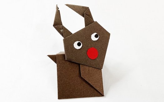 圣诞麋鹿怎么折?圣诞麋鹿的折法简单又漂亮(圣诞麋鹿折纸附图解)