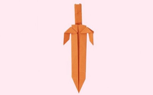 宝剑怎么折?宝剑的折法简单又漂亮(宝剑折纸附图解)