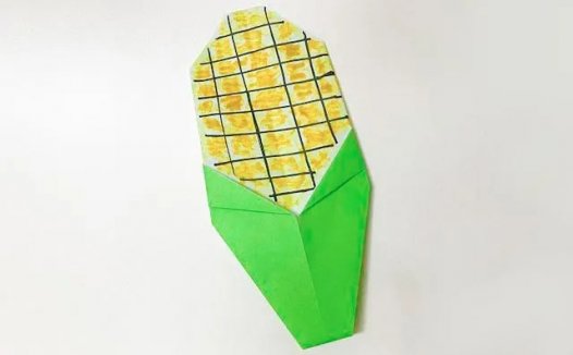 玉米怎么折?玉米的折法简单又漂亮(玉米折纸附图解)