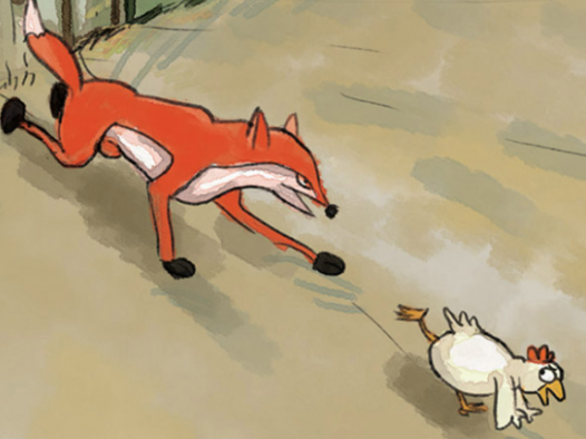 「智慧童话故事」狐狸和小鸡