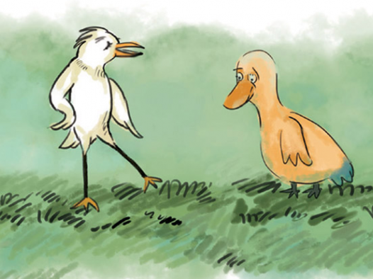 「智慧童话故事」白鹭的脚