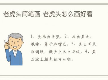 老虎头简笔画 老虎头怎么画好看简单又漂亮